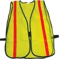 1216 Lime/Yellow Economy 1" Tape Polyester Mesh Vest
